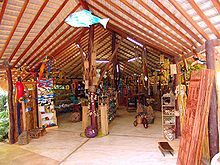 Tenda de artesanato em Bonito - Mato Grosso do Sul